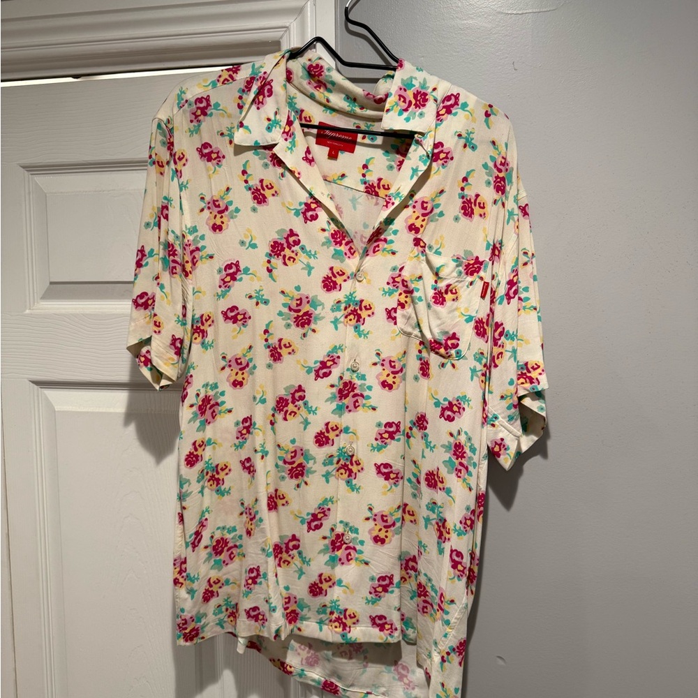 Floral Print Men's Shirt